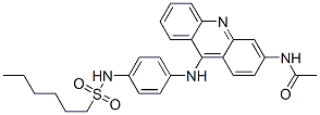 N-[4-[(3-Acetylamino-9-acridinyl)amino]phenyl]-1-hexanesulfonamide CAS#: 53222-05-2