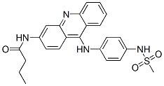N-[4-[(3-Butyrylamino-9-acridinyl)amino]phenyl]methanesulfonamide CAS#: 59988-08-8