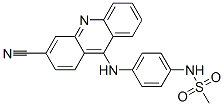 N-[4-[(3-Cyano-9-acridinyl)amino]phenyl]methanesulfonamide CAS#: 53251-06-2
