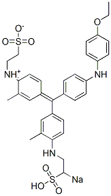 N-[4-[[4-[(4-Ethoxyphenyl)amino]phenyl][3-methyl-4-[(2-sodiosulfoethyl)amino]phenyl]methylene]-2-methyl-2,5-cyclohexadien-1-ylidene]-2-sulfonatoethanaminium CAS#: 5844-14-4