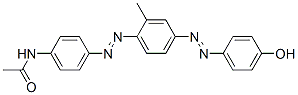 N-[4-[[4-[(4-hydroxyphenyl)azo]-2-methylphenyl]azo]phenyl]acetamide CAS#: 56395-29-0