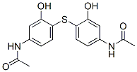N-[4-(4-acetamido-2-hydroxy-phenyl)sulfanyl-3-hydroxy-phenyl]acetamide CAS#: 5411-79-0