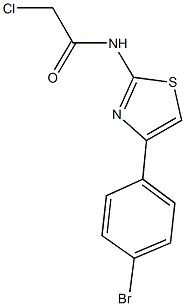 N-[4-(4-bromophenyl)-1,3-thiazol-2-yl]-2-chloroacetamide CAS#: 6125-32-2