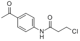 N-(4-ACETYLPHENYL)-3-CHLOROPROPANAMIDE CAS#: 51256-02-1