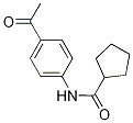 N-(4-Acetylphenyl)cyclopentanecarboxamide CAS#: 544679-84-7