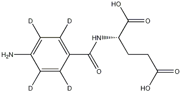 N-(4-Aminobenzoyl-d4)-L-glutamic Acid CAS#: 461426-34-6