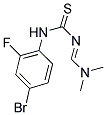 N-(4-BROMO-2-FLUOROPHENYL)-N'-[(DIMETHYLAMINO)METHYLENE]THIOUREA CAS#: 477852-62-3