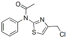 N-[4-(CHLOROMETHYL)-1,3-THIAZOL-2-YL]-N-PHENYLACETAMIDE CAS#: 58905-44-5