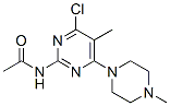 N-[4-Chloro-6-(4-methylpiperazino)-5-methylpyrimidin-2-yl]acetamide CAS#: 55477-34-4