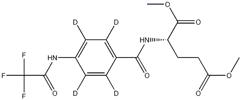 N-[4-[(Trifluoroacetyl)amino]benzoyl-d4]-L-glutamic Acid Dimethyl Ester CAS#: 461426-33-5