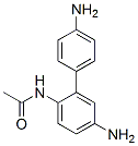N-[4-amino-2-(4-aminophenyl)phenyl]acetamide CAS#: 5434-67-3