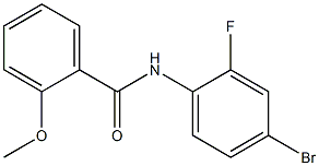 N-(4-bromo-2-fluorophenyl)-2-methoxybenzamide CAS#: 420092-67-7