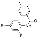 N-(4-bromo-2-fluorophenyl)-4-methylbenzamide CAS#: 519017-61-9
