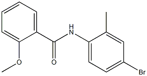 N-(4-bromo-2-methylphenyl)-2-methoxybenzamide CAS#: 409339-06-6