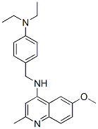 N-[(4-diethylaminophenyl)methyl]-6-methoxy-2-methyl-quinolin-4-amine CAS#: 5442-69-3
