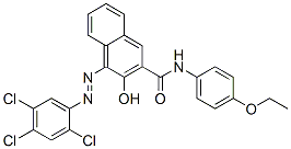 N-(4-ethoxyphenyl)-3-hydroxy-4-[(2,4,5-trichlorophenyl)azo]naphthalene-2-carboxamide CAS#: 5012-29-3