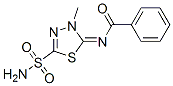 N-(4,5-Dihydro-4-methyl-2-sulfamoyl-1,3,4-thiadiazol-5-ylidene)benzamide CAS#: 55217-95-3