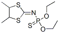 N-(4,5-Dimethyl-1,3-dithiolan-2-ylidene)phosphoramidothioic acid O,O-diethyl ester CAS#: 5526-11-4