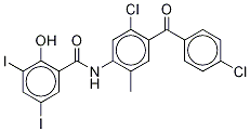 N-[5-Chloro-4-(4-chlorobenzoyl)-2-Methylphenyl]-2-hydroxy-3,5-diiodo-benzaMide CAS#: 50274-07-2
