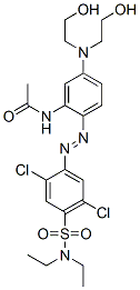N-[5-[bis(2-hydroxyethyl)amino]-2-[[2,5-dichloro-4-[(diethylamino)sulphonyl]phenyl]azo]phenyl]acetamide CAS#: 58547-80-1