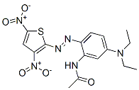 N-[5-(diethylamino)-2-[(3,5-dinitro-2-thienyl)azo]phenyl]acetamide CAS#: 58979-46-7