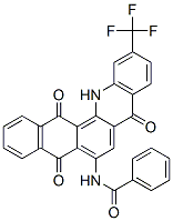 N-[5,8,13,14-tetrahydro-5,8,14-trioxo-11-(trifluoromethyl)naphth[2,3-c]acridin-6-yl]benzamide CAS#: 6219-97-2