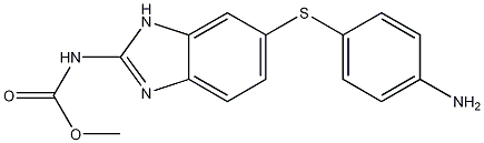 N-[6-[(4-Aminophenyl)thio]-1H-benzimidazol-2-yl]-carbamic acidmethylester CAS#: 56073-96-2