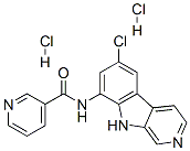 N-(6-CHLORO-9H-PYRIDO[3,4-B]INDOL-8-YL)-3-PYRIDINECARBOXAMIDE DIHYDROCHLORIDE CAS#: 431898-65-6