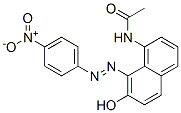 N-[7-Hydroxy-8-[(4-nitrophenyl)azo]-1-naphtyl]acetamide CAS#: 59970-81-9