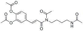 N-Acetyl-N-[4-(acetylamino)butyl]-3-[3,4-bis(acetyloxy)phenyl]propenamide CAS#: 56818-05-4