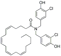 N-(BIS-3-CHLORO-4-HYDROXYBENZYL)-5Z,8Z,11Z,14Z-EICOSATETRAENAMIDE CAS#: 439080-01-0