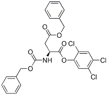 N-[(Benzyloxy)carbonyl]-L-aspartic acid 1-(2,4,5-trichlorophenyl)4-benzyl ester CAS#: 5241-63-4