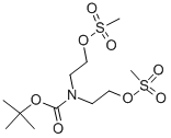 N-Boc-N,N-Bis{2-[(methanesulfonyl)oxy]ethyl}amine CAS#: 401518-11-4