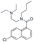 N-Butyl-N-[2-(diethylamino)ethyl]-6-chloro-1-naphthalenecarboxamide CAS#: 50341-68-9