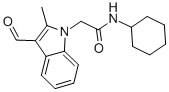 N-CYCLOHEXYL-2-(3-FORMYL-2-METHYL-INDOL-1-YL)-ACETAMIDE CAS#: 436096-87-6