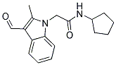 N-CYCLOPENTYL-2-(3-FORMYL-2-METHYL-INDOL-1-YL)-ACETAMIDE CAS#: 433964-99-9
