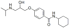 N-Cyclohexyl-4-[2-hydroxy-3-[(1-methylethyl)amino]propoxy]benzamide CAS#: 57494-87-8