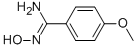 N'-Hydroxy-4-methoxybenzenecarboximidamide CAS#: 5373-87-5