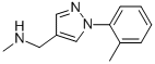 N-METHYL-1-[1-(2-METHYLPHENYL)-1H-PYRAZOL-4-YL]METHANAMINE CAS#: 400757-10-0
