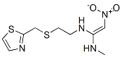 N-Methyl-N'-[2-[[(thiazol-2-yl)methyl]thio]ethyl]-2-nitro-1,1-ethenediamine CAS#: 55485-04-6