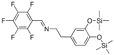 N-[(Pentafluorophenyl)methylene]-3,4-bis[(trimethylsilyl)oxy]benzeneethanamine CAS#: 50314-21-1