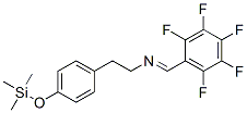 N-[(Pentafluorophenyl)methylene]-4-[(trimethylsilyl)oxy]benzeneethanamine CAS#: 55334-64-0