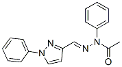 N-Phenyl-N'-[(1-phenyl-1H-pyrazol-3-yl)methylene]acetohydrazide CAS#: 55649-75-7