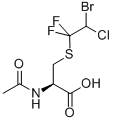 N-acetyl-S-(2-bromo-2-chloro-1,1-difluoroethyl)-L- cysteine CAS#: 57596-70-0