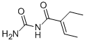 N-(aminocarbonyl)-2-ethyl-2-butenamide CAS#: 5982-97-8