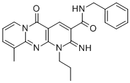 N-benzyl-2-imino-10-methyl-5-oxo-1-propyl-1,5-dihydro-2H-dipyrido[1,2-a:2,3-d]pyrimidine-3-carboxamide CAS#: 510762-16-0