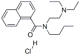 N-butyl-N-[2-(diethylamino)ethyl]naphthalene-1-carboxamide monohydrochloride CAS#: 58779-43-4