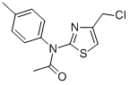 N1-[4-(CHLOROMETHYL)-1,3-THIAZOL-2-YL]-N1-(4-METHYLPHENYL)ACETAMIDE CAS#: 58905-46-7