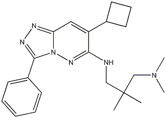 N3-(7-Cyclobutyl-3-phenyl-1,2,4-triazolo[4,3-b]pyridazin-6-yl)-N1,N1,2,2-tetramethyl-1,3-propanediamine CAS#: 473382-39-7