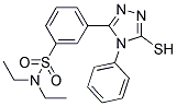 N,N-DIETHYL-3-(5-MERCAPTO-4-PHENYL-4H-[1,2,4]TRIAZOL-3-YL)-BENZENESULFONAMIDE CAS#: 438021-60-4